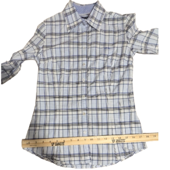 River Woods Women's Button Down Plaid Shirt(5) - Picture 8 of 16